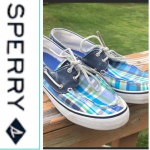 Sherry top sider boat shoes gentle worn